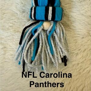 Hand Crafted Carolina Panthers Gnome